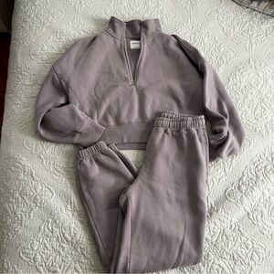 Abercrombie & Fitch Lavender Track Pants & Joggers Set